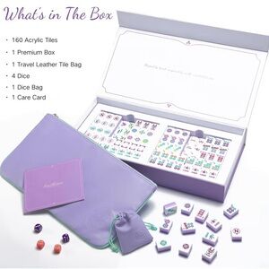 Amithisse Virora Mahjong Set with Pouch